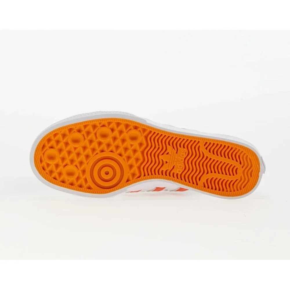 adidas® (Women's 6 M) Nizza™ Platform Mid Her Vegan Sneakers, White Bliss Orange